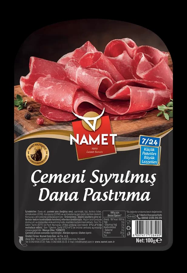 7/24 Çemeni Sıyrılmış Pastırma