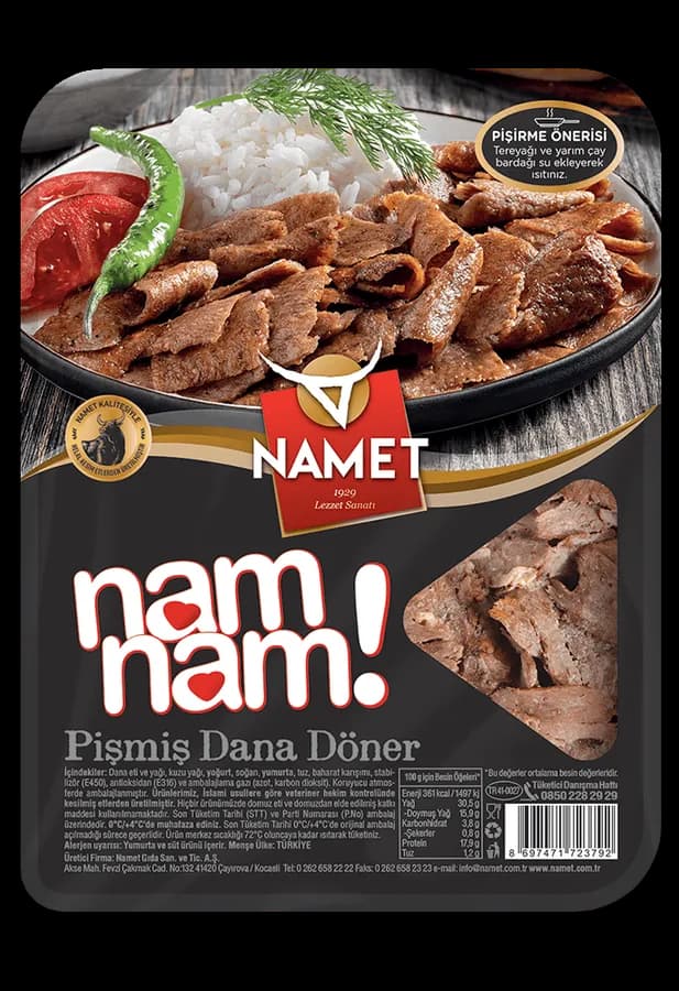 Pişmiş Dana Döner
