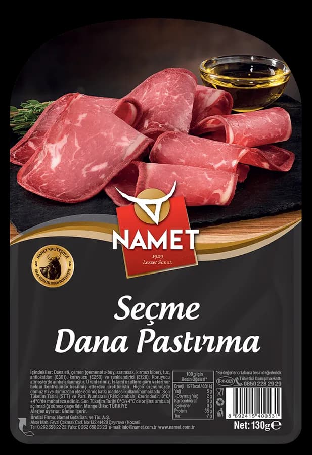 Seçme Dana Pastırma